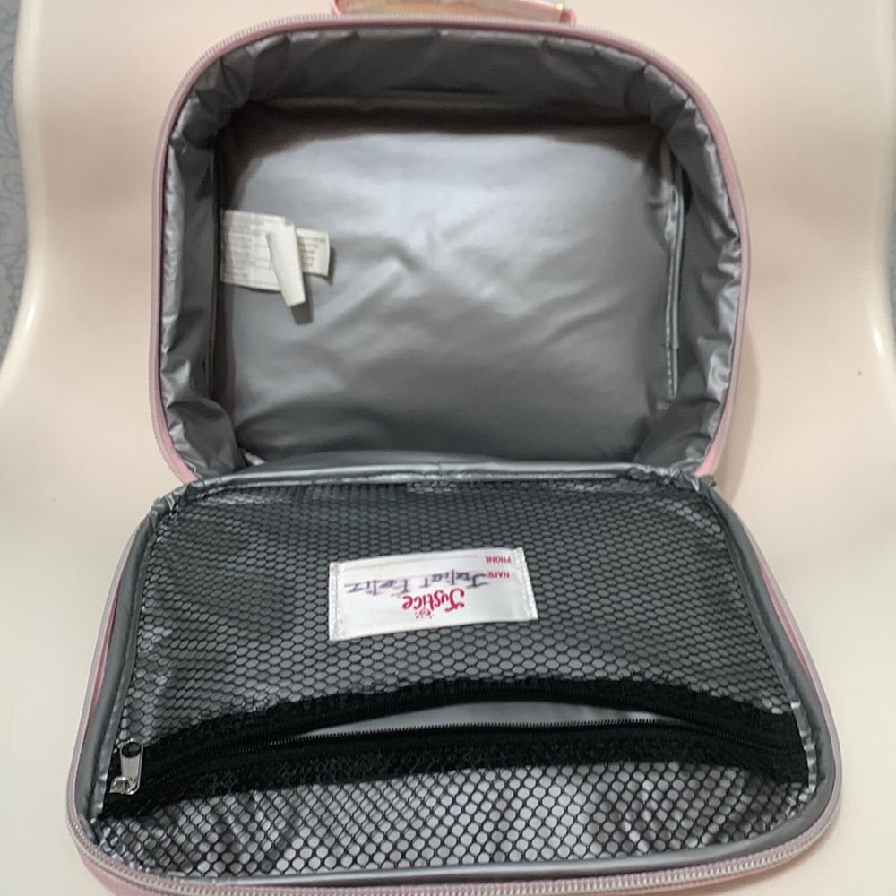 Justice Backpack & Lunchbox Lunch Bag Pink Aqua Girl - Picture 15 of 17
